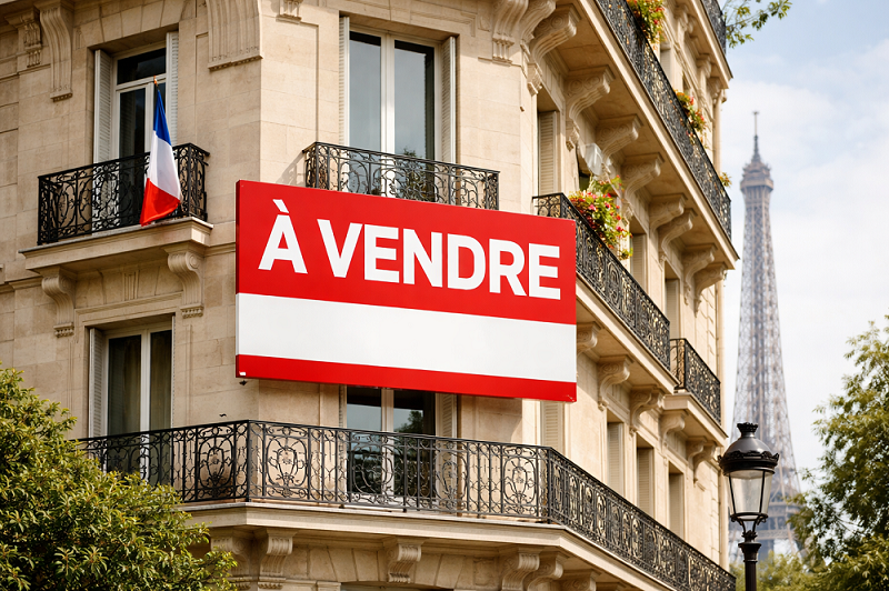 panneau à vendre Paris 15